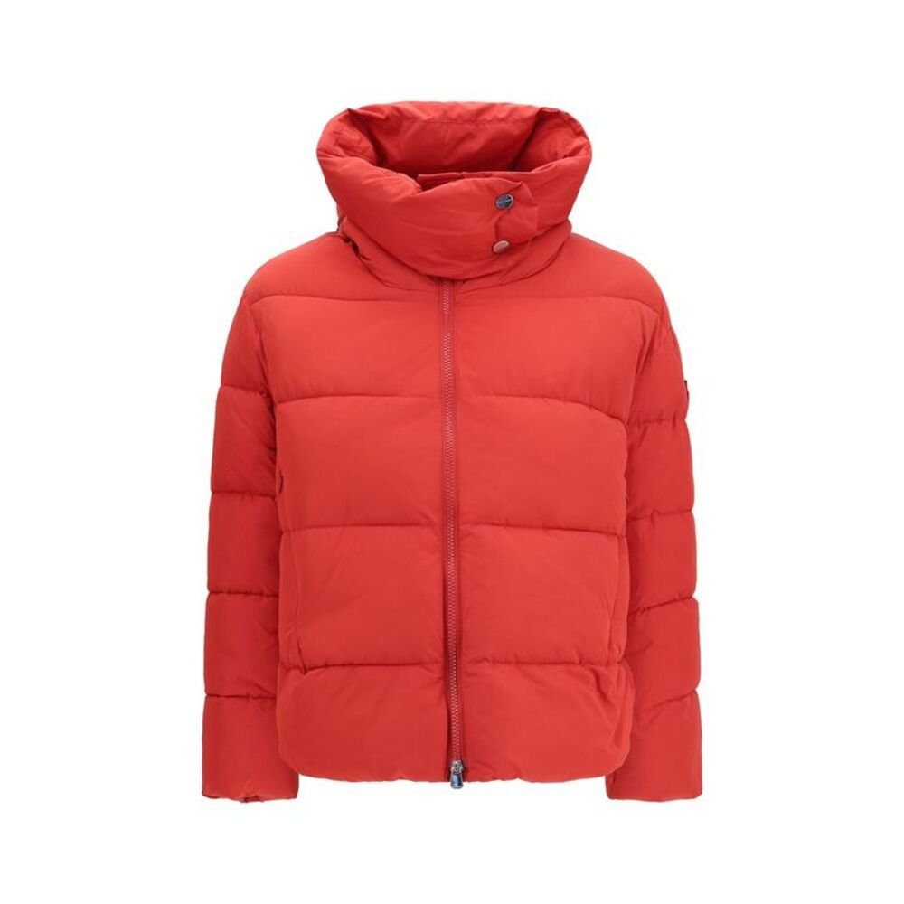PINKO Red Nylon Full-Length Women's Jacket